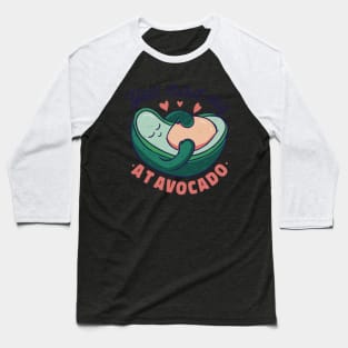 Pregnant Avocado Baseball T-Shirt